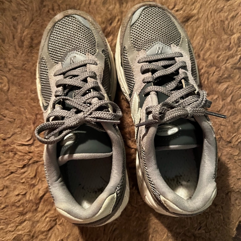 New Balance 2002 R grey, kids size 4.5